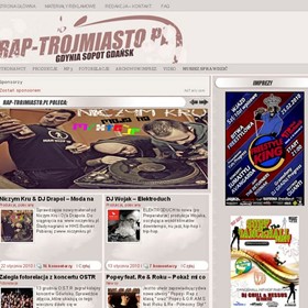 Webdesign: Rap-Trojmiasto