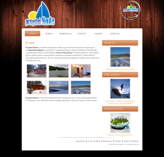 Webdesign: Przystan Nauta