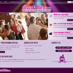 Webdesign: discoDJhire
